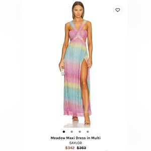 SAYLOR MAXI COLORFUL DRESS